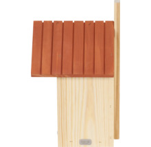 Fledermauskasten aus Holz mit Dach