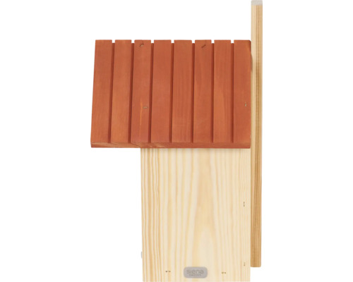 Fledermauskasten aus Holz mit Dach
