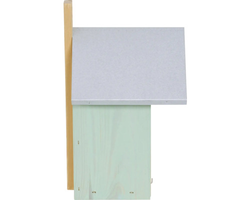 Vogelhaus aus Holz mit Dach