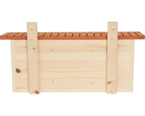 Holz Insektenhotel mit braunem Dach