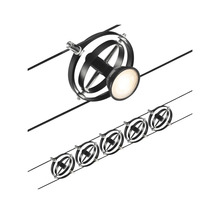 Schienensystem mit mehreren Strahlern zur flexiblen Beleuchtung