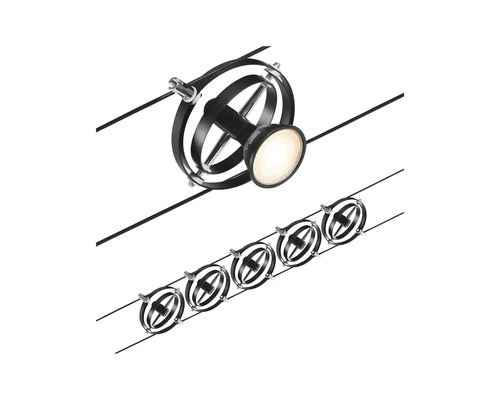 Schienensystem mit mehreren Strahlern zur flexiblen Beleuchtung