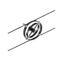 Pendelleuchten-Aufhängung mit drei Ringen und Drahtseilen