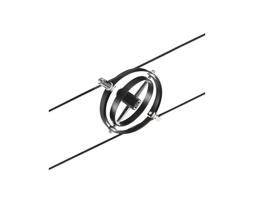 Pendelleuchten-Aufhängung mit drei Ringen und Drahtseilen