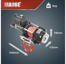 Elektrische Seilwinde Warrior NINJA 2500LB / 1,1t 12V