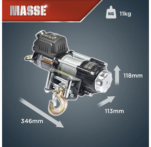 Elektrische Seilwinde Warrior NINJA 2500LB / 1,1t 12V