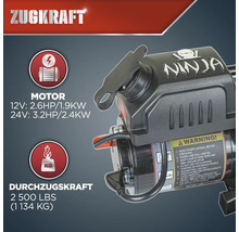 Elektrische Seilwinde Warrior NINJA 2500LB / 1,1t 12V