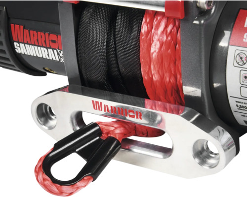 Warrior Samurai Seilwinde mit rotem Seil und schwarzem Windenseil