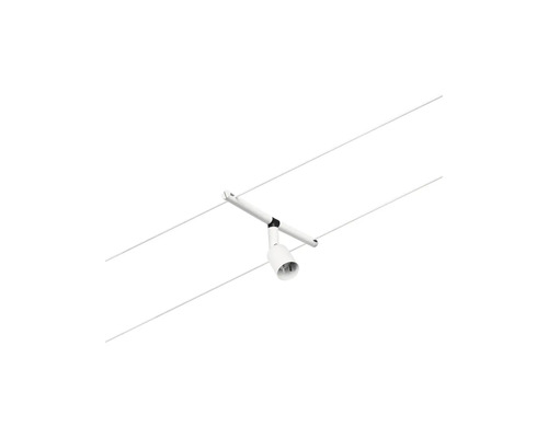 Weiße Seilleuchte mit einzelnen Lichtspot