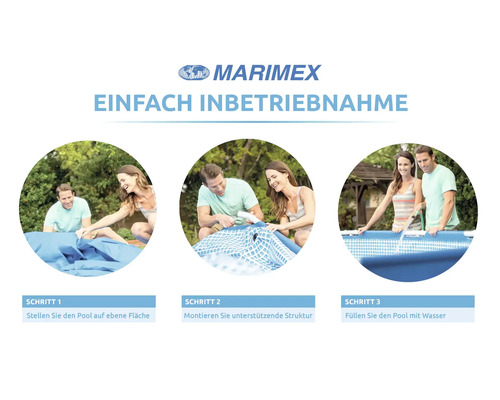 Marimex pool assembly steps