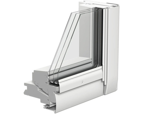 Fensterprofil mit Dreifachverglasung