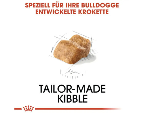 Hundekrokette speziell für Bulldoggen