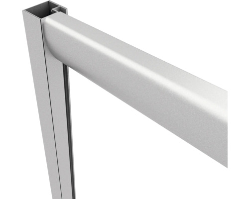 Detailansicht eines Duschkabinenprofils