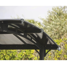 Einzelcarport, Carport für Wohnmobil CANOPIA by Palram Alpine 4300 höhenverstellbar 359 x 435 cm anthrazit