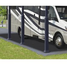 Einzelcarport, Carport für Wohnmobil CANOPIA by Palram Alpine 4300 höhenverstellbar 359 x 435 cm anthrazit