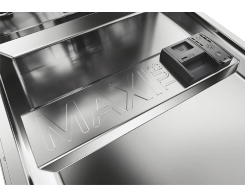 Innenraum eines Geschirrspülers mit Dosierkammer