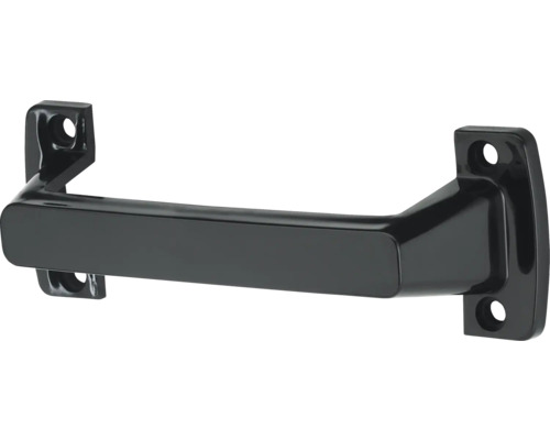 Schwarzer Türgriff zur Befestigung