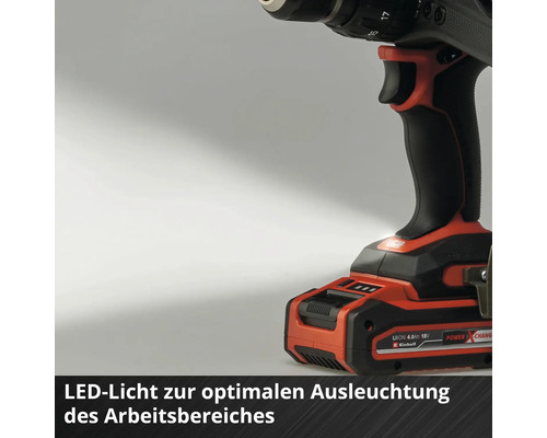 Akkubohrschrauber mit LED-Arbeitsleuchte