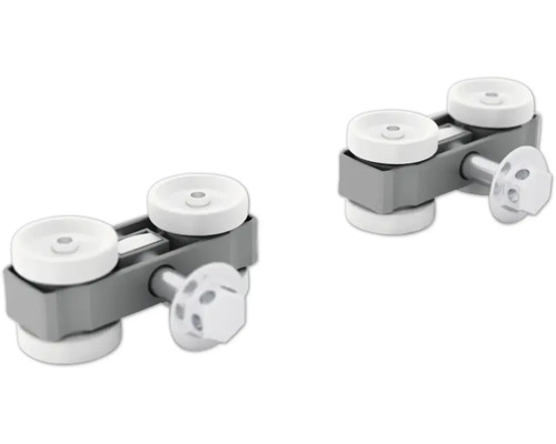 Zwei Schiebetürrollen