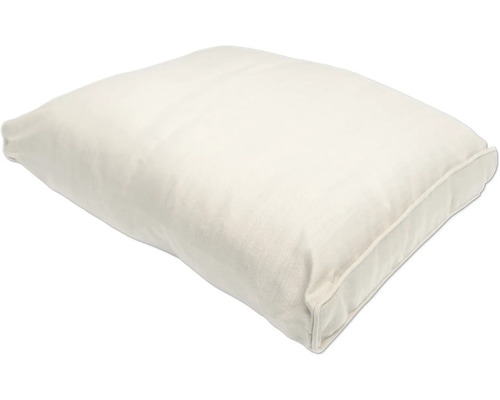 Weißes Kopfkissen