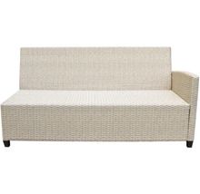 Rattan Lounge Sofa mit Armlehne