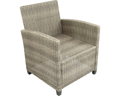 Geflochtener Outdoor-Sessel für den Garten oder die Terrasse