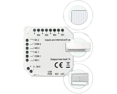 Elektronisches Steuermodul mit CE Kennzeichnung zur Hausautomation