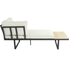 Lounge Set bellavista - Home & Garden Cella Ecksofa+Tisch Alu/Holz