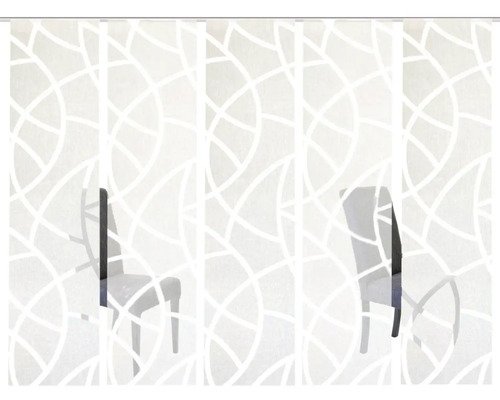 Schiebegardine mit Muster für Fensterdekoration