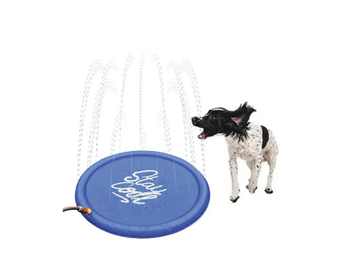 Hundespielzeug Wassersprinkler mit Hund