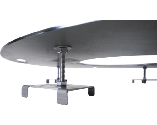 Edelstahl Montageelement für Dunstabzugshaube