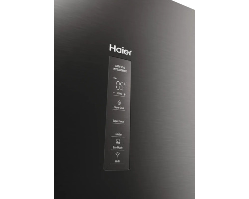 Haier Kühlschrank mit Bedienfeld für Temperatureinstellung und Sonderfunktionen