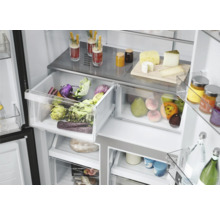 Kühl- und Gefrierkombination Multi Door HAIER HCR3818ENMM BxHxT 83,3 x 181,5 x 65 cm Kühlteil 311 l Gefrierteil 156 l edelstahl