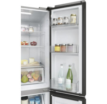 Kühl- und Gefrierkombination Multi Door HAIER HCR3818ENMM BxHxT 83,3 x 181,5 x 65 cm Kühlteil 311 l Gefrierteil 156 l edelstahl