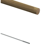 Rundstab aus Holz und Metallrohr