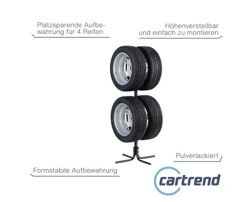 Reifenbaum für vier Reifen