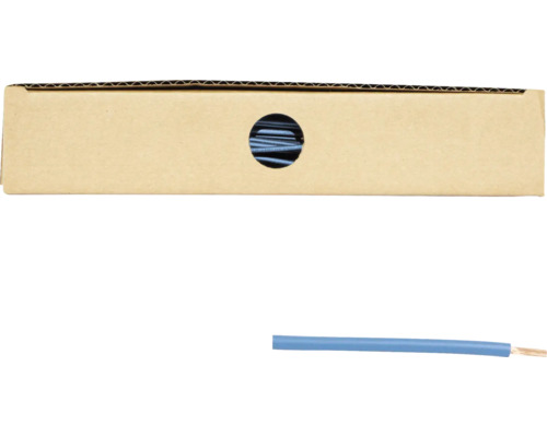 Aderleitung in einer Spule im Karton