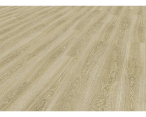 Verlegtes Vinyl-Bodenbelag mit Holzoptik.