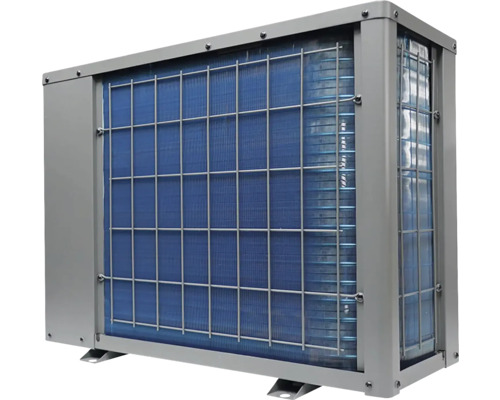 Außengerät der Klimaanlage mit Schutzgitter