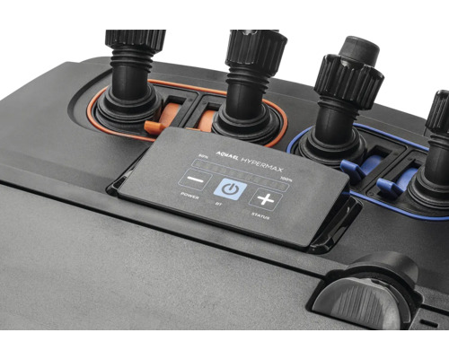 Aquael Hypermax Aquarium Außenfilter mit Bedienelementen