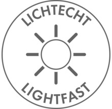 Lichtecht Symbol: Das Produkt ist beständig gegenüber Licht