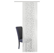 Schiebegardine Konturo weiss 57x125 cm