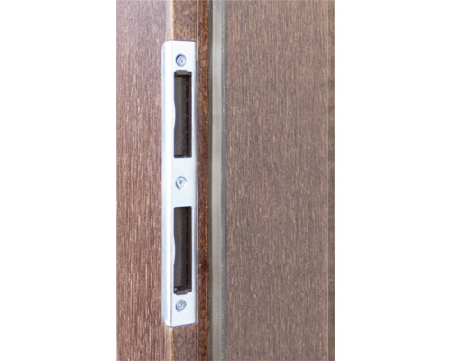 Detailansicht eines Fensters mit Griffolive