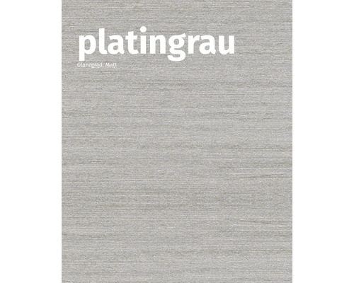 Platingrau Oberfläche mit matter Optik