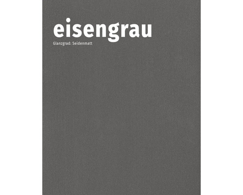 Eisengrau Farbe, seidenmatter Glanzgrad