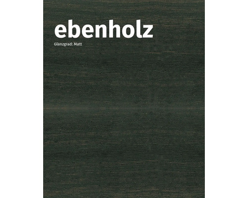 Ebenholzfarbene Holzoberfläche mit matter Optik