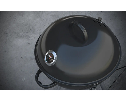 Kugelgrill mit Deckel und Temperaturanzeige