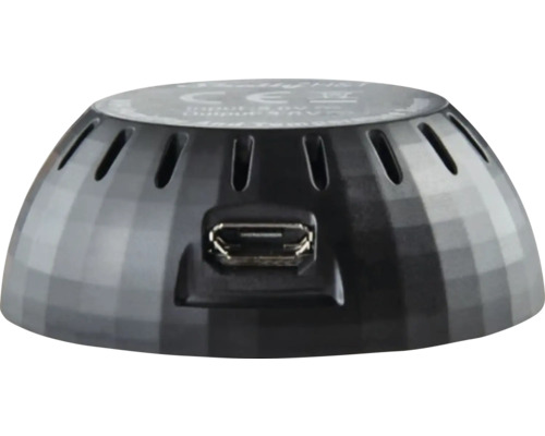 Rauchmelder mit Micro-USB-Anschluss zur Stromversorgung