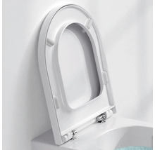 Toilettendeckel aus Sanitärkeramik geöffnet