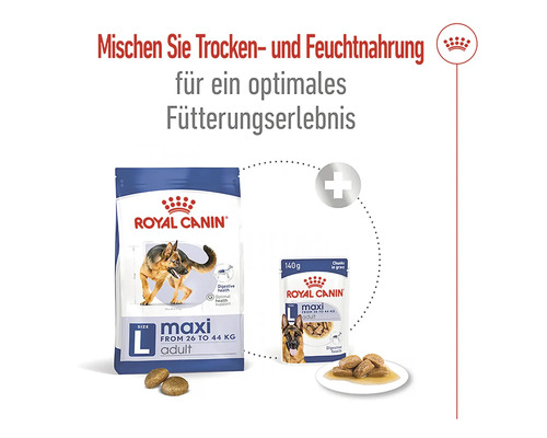 Royal Canin Maxi Adult Hunde Trocken- und Feuchtnahrung